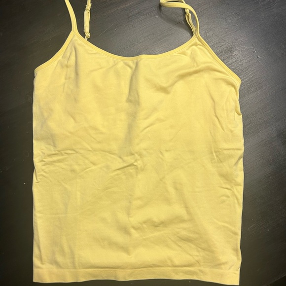 Cache Yellow Spaghetti Strap Top Size Medium - Picture 1 of 3